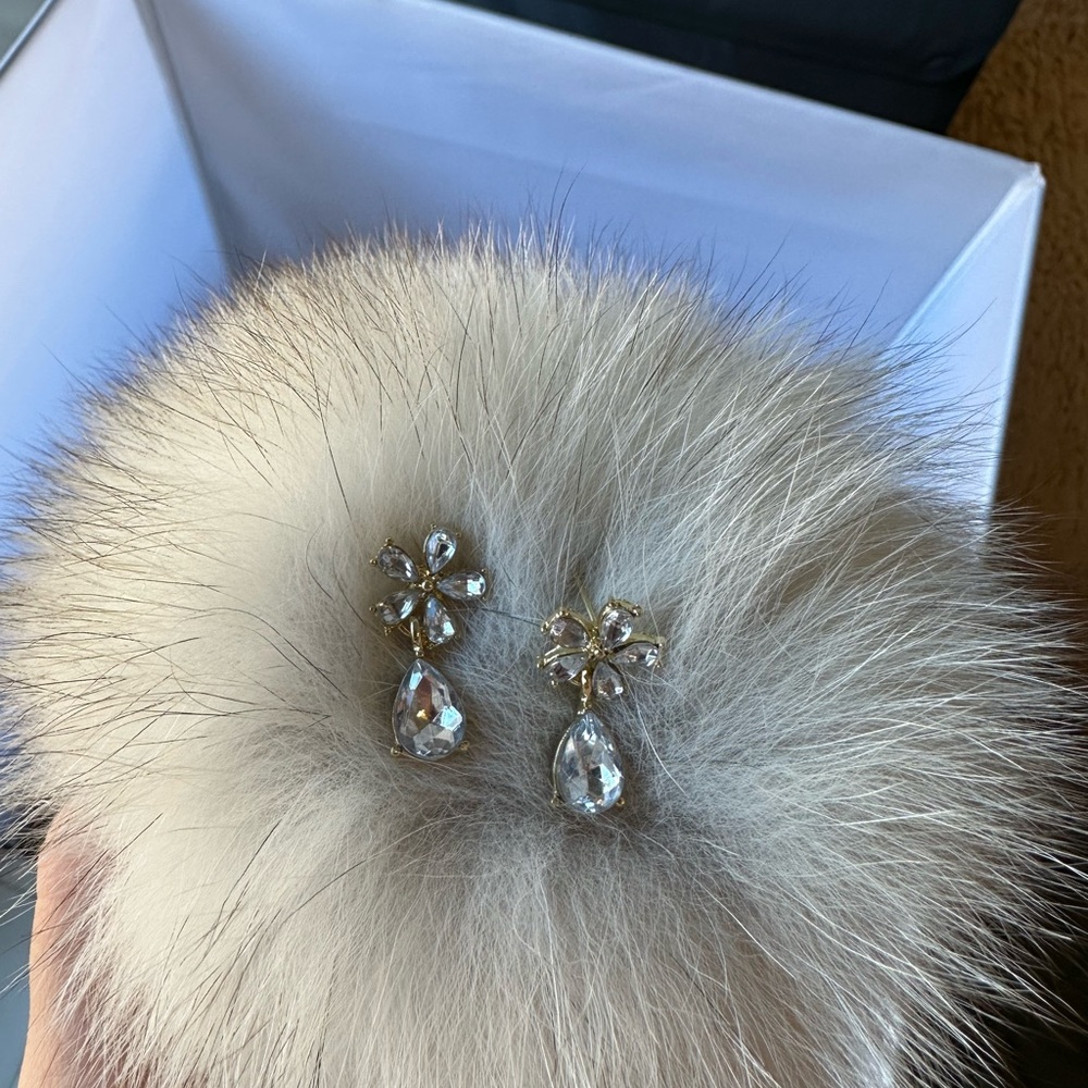 Elegant Crystal Drop Earrings